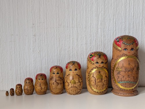 Vintage set large 10 - of,