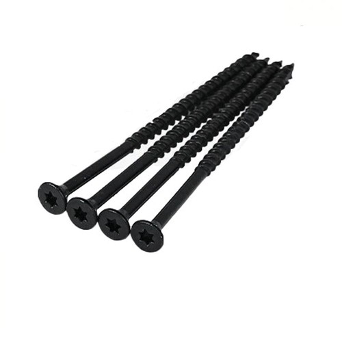 Black steel deck decking screw - decking,