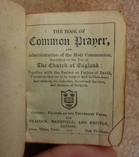Miniature Book Of Common