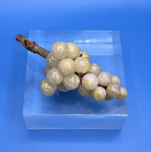 Vintage glass grape cluster - vintage,