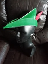 New LEATHER ROBIN HOOD HAT