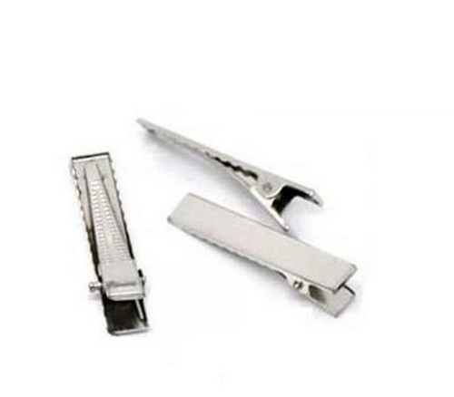 Small medium silver crocodile - small,