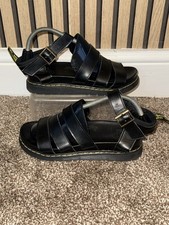 Dr. Martens Black Gladiator Sandals Uk 6.5 Eu 40 VGC Black Soft Weir Bounce