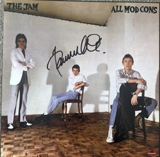 The Jam Hand Signed Paul Weller All Mod Cons 12x12 Photo