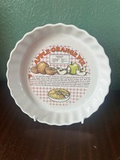 Vintage Retro Apple Orange Pie