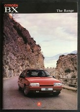CITROEN BX SALOON & ESTATE Car Sales Brochure 1991 #K3558  TZD TURBO