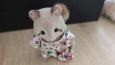 Vintage Sylvanian Families Mulberry Racoon Grandma Figure