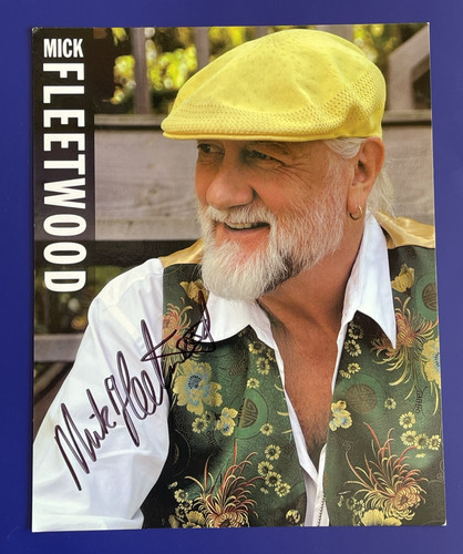 Mick fleetwood signed - mick, photo