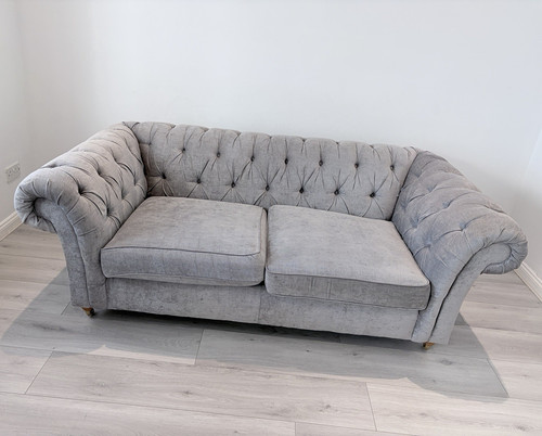 Next grey fabric chesterfield - next,