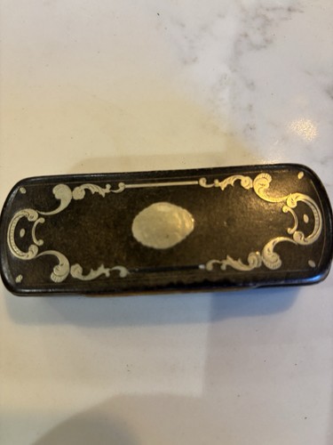 Georgian snuff box - snuff,
