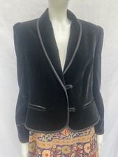Vintage Ladies Black Velvet