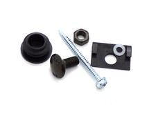VW T25 T3 Campervan Plastic Bumper End Cap Fitting Kit 251898065