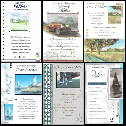Special father birthday card - father,