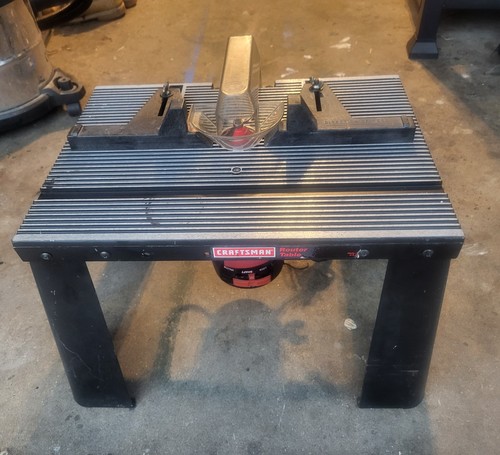 Vintage craftsman router table - router,