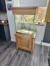 Aqua Oak Large Cube Aquarium