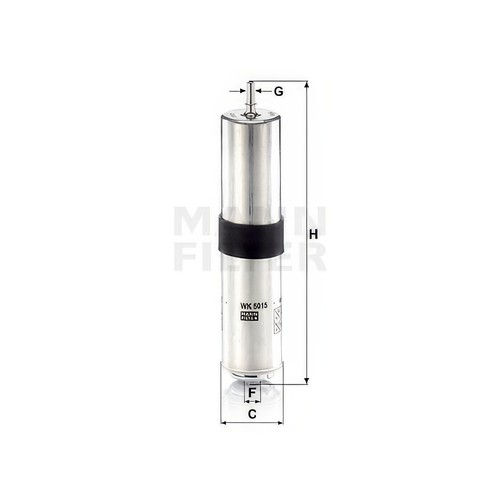 Mann fuel line filter 267mm - in-line,