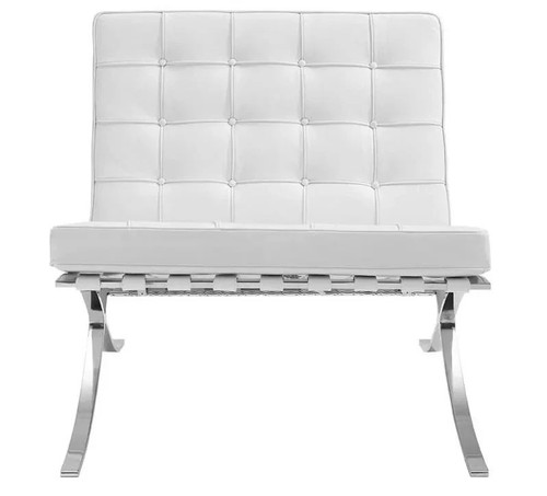 Premium barcelona chair white - chair,