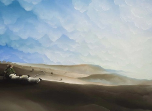 Mackenzie thorpe the mist - thorpe,