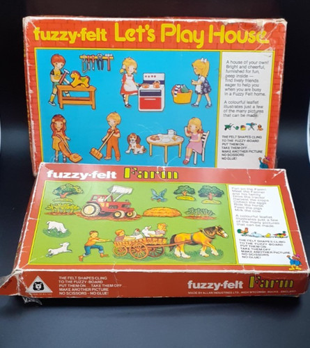 Vintage fuzzy felt - 2x, let's