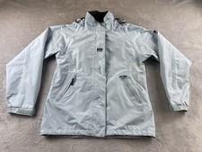 Helly Hansen Jacket Helly Tech Size Medium Waterproof Hooded Outdoor Coat Blue