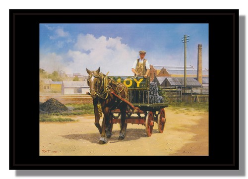 Horse drawn coal - , in