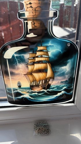 Nautical sailing ship glass - nautical,