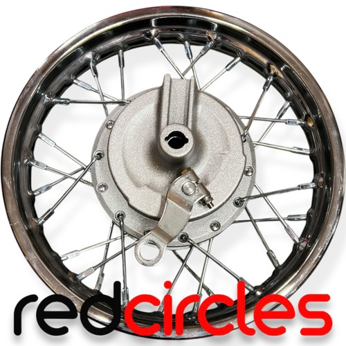 Silver pit bike drum brake - silver, 10"