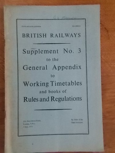 British railways supplement - railways,