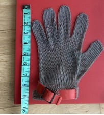 Euroflex HC152 Hand Protection Butchers Chainmail Glove Wrist Strap Size Medium