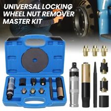 Universal Locking Wheel Nut Removal Master Tool Kit Removes Spinning Locking Nut