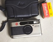 ▶TOP MINT◀Leica Minilux 35mm Film Camera Summarit 40mm f2.4 Lens with leitz case