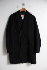 Ben Sherman Mens Mac Coat Jacket Pea Black - Size XL (H32)