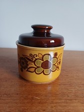 Royal Worcester Palissy Sierra Small Sugar Bowl With Lid VGC Garden Flower Des