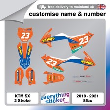 CUSTOM KTM MX Graphics Kit