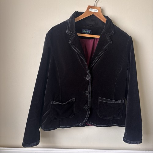 Boden black cotton velvet - boden,