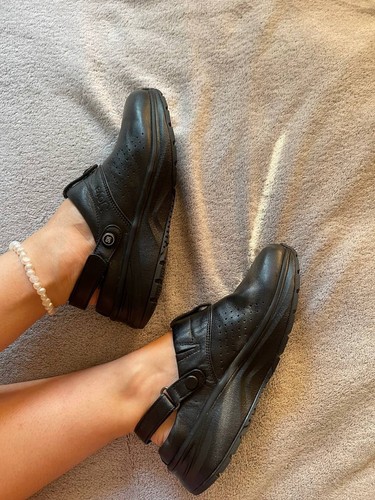 Leather nursing clogs womens - nursing,