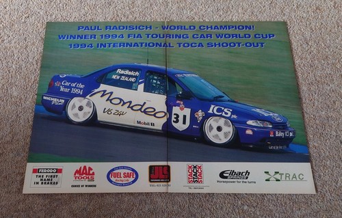 Ford mondeo advert poster - ford, 1994
