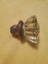 Antique Brass Door Knob Glass