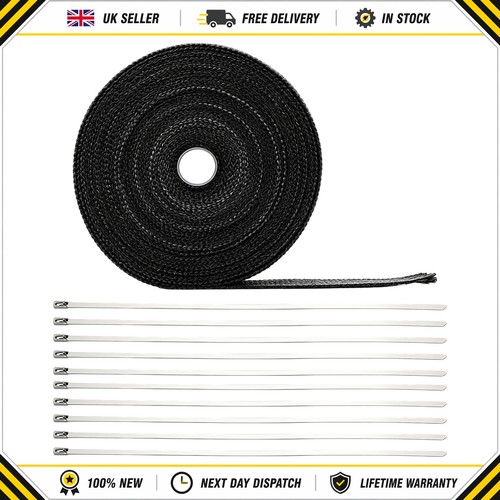 15m exhaust heat wrap black - 15m,