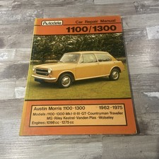 Austin Morris 1100 1300 1962-75 Autodata Owners Car Repair Manual MG/Wolseley