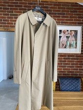 Aquascutum Men's Beige Raincoat Size 42 Regular