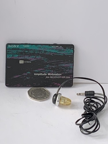 Vintage rare sony thin - vintage, radio