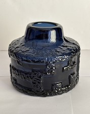Vintage Ruda Glasbruk Cobalt