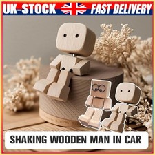 Shaking Wooden Man Figure