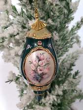 Bradford Editions Porcelain Lena Liu's Forever Flowers Ornament Tulips Vintage