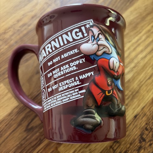 Disney grumpy burgundy warning - disney,