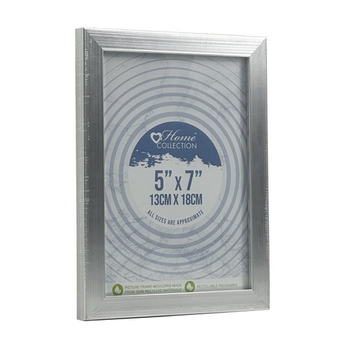Silver photo picture frame - silver,