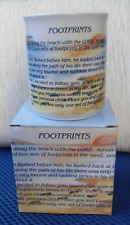 Lovely Footprints In The Sand Mug Boxed- Unused.