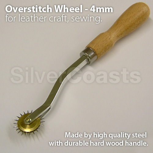 Overstitch wheel leather and - leather,