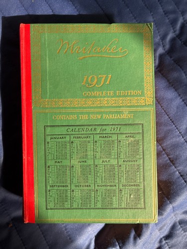 Whitakers almanack 1971 - whitakers,